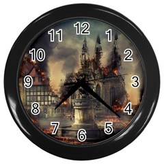 Braunschweig-city-lower-saxony Wall Clock (black)