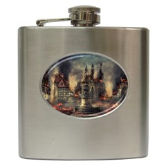 Braunschweig-city-lower-saxony Hip Flask (6 Oz) by Jancukart