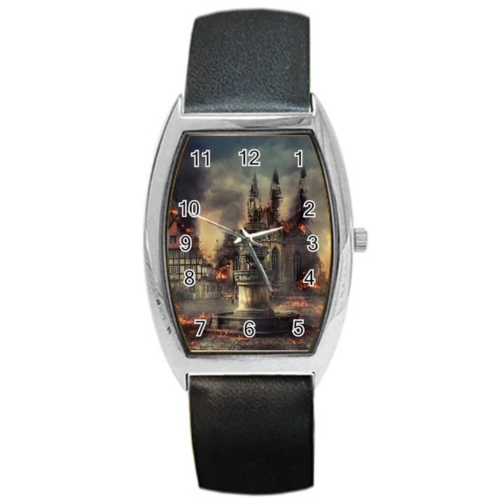 Braunschweig-city-lower-saxony Barrel Style Metal Watch