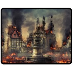 Braunschweig-city-lower-saxony Fleece Blanket (medium)  by Jancukart