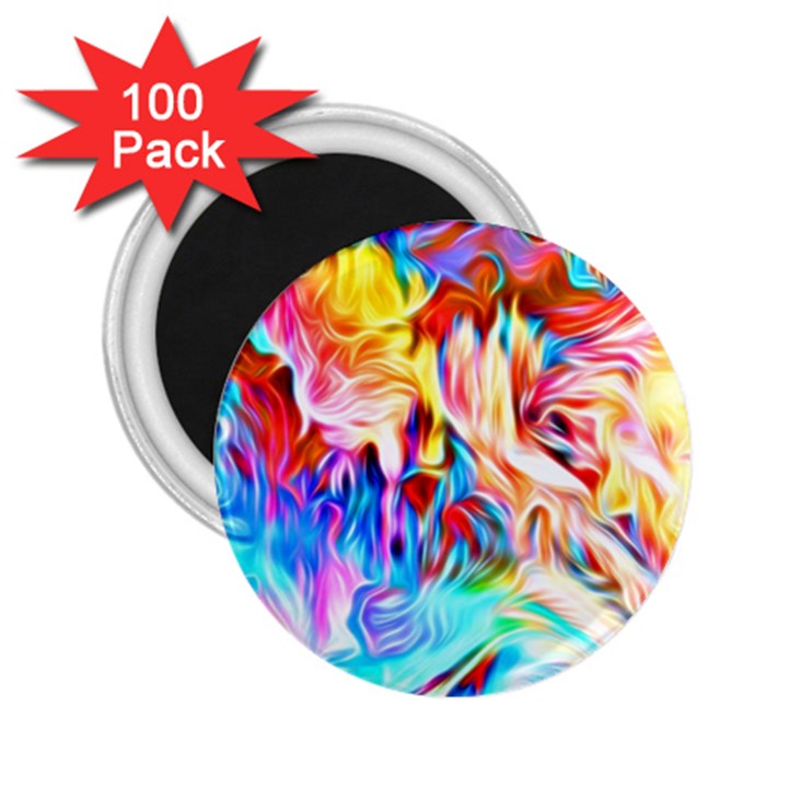 Background-drips-fluid-colorful- 2.25  Magnets (100 pack) 