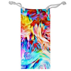 Background-drips-fluid-colorful- Jewelry Bag