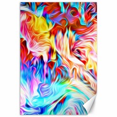 Background-drips-fluid-colorful- Canvas 12  X 18 