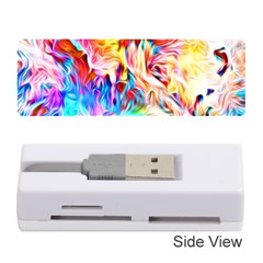 Background-drips-fluid-colorful- Memory Card Reader (stick)