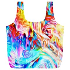 Background-drips-fluid-colorful- Full Print Recycle Bag (xl)