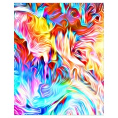 Background-drips-fluid-colorful- Drawstring Bag (small)