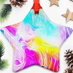 Background-drips-fluid-colorful Ornament (star) by Jancukart