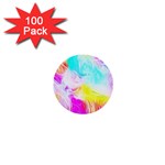 Background-drips-fluid-colorful 1  Mini Buttons (100 pack)  Front