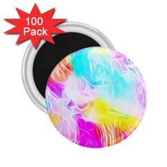 Background-drips-fluid-colorful 2 25  Magnets (100 Pack) 