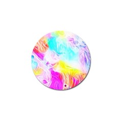 Background-drips-fluid-colorful Golf Ball Marker