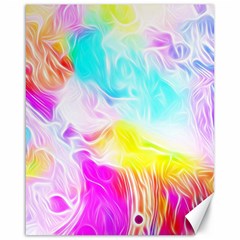 Background-drips-fluid-colorful Canvas 16  X 20 