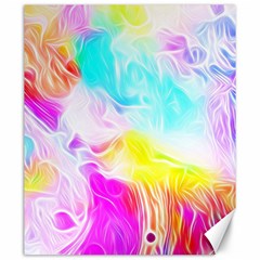 Background-drips-fluid-colorful Canvas 20  X 24 