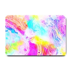 Background-drips-fluid-colorful Small Doormat 