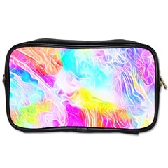 Background-drips-fluid-colorful Toiletries Bag (two Sides)