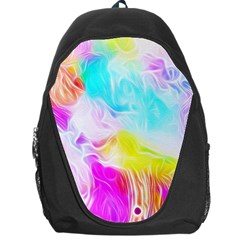 Background-drips-fluid-colorful Backpack Bag by Jancukart