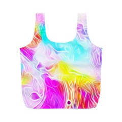 Background-drips-fluid-colorful Full Print Recycle Bag (m)