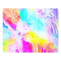 Background-drips-fluid-colorful Double Sided Flano Blanket (large) 