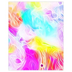 Background-drips-fluid-colorful Drawstring Bag (small)