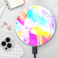 Background-drips-fluid-colorful Wireless Charger