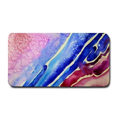 Painting-abstract-blue-pink-spots Medium Bar Mats