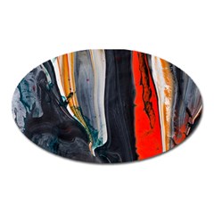 Art-modern-painting-background Oval Magnet