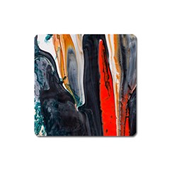 Art-modern-painting-background Square Magnet