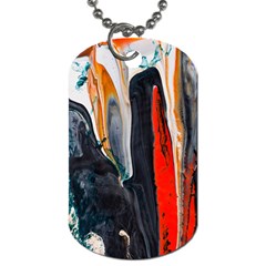 Art-modern-painting-background Dog Tag (two Sides) by Jancukart