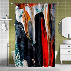 Art-modern-painting-background Shower Curtain 48  X 72  (small) 