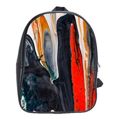 Art-modern-painting-background School Bag (xl) by Jancukart