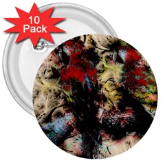 Ara-bird-parrot-animal-art 3  Buttons (10 Pack) 