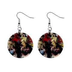 Ara-bird-parrot-animal-art Mini Button Earrings