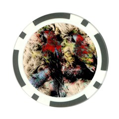 Ara-bird-parrot-animal-art Poker Chip Card Guard (10 Pack)