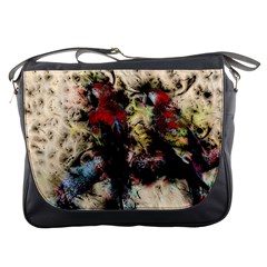 Ara-bird-parrot-animal-art Messenger Bag by Jancukart