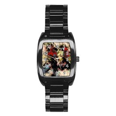 Ara-bird-parrot-animal-art Stainless Steel Barrel Watch