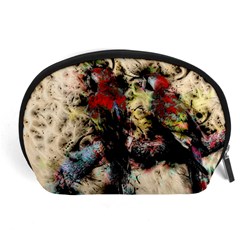 Ara-bird-parrot-animal-art Accessory Pouch (large)