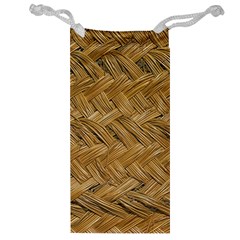 Esparto-tissue-braided-texture Jewelry Bag