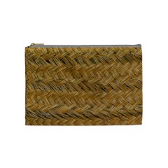 Esparto-tissue-braided-texture Cosmetic Bag (medium) by Jancukart