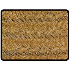 Esparto-tissue-braided-texture Fleece Blanket (large) 