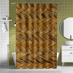 Esparto-tissue-braided-texture Shower Curtain 48  X 72  (small) 