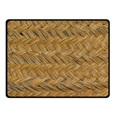 Esparto-tissue-braided-texture Double Sided Fleece Blanket (small) 