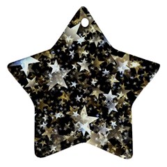 Background-star-christmas-advent Star Ornament (two Sides) by Jancukart