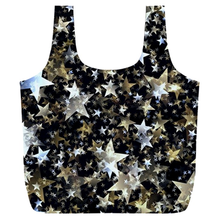 Background-star-christmas-advent Full Print Recycle Bag (XXXL)