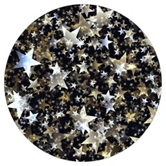 Background-star-christmas-advent Round Trivet