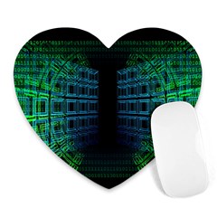 Technology-artificial-intelligence Heart Mousepads by Jancukart