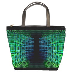 Technology-artificial-intelligence Bucket Bag by Jancukart