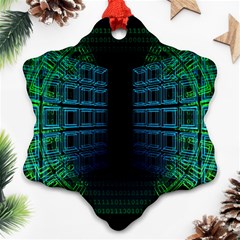 Technology-artificial-intelligence Ornament (snowflake) by Jancukart