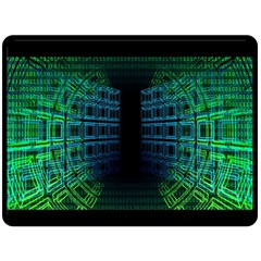 Technology-artificial-intelligence Double Sided Fleece Blanket (large) 