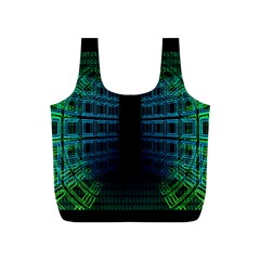 Technology-artificial-intelligence Full Print Recycle Bag (s) by Jancukart