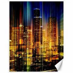 Skyline-light-rays-gloss-upgrade Canvas 12  X 16 