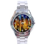 Skyline-light-rays-gloss-upgrade Stainless Steel Analogue Watch Front